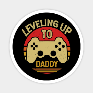 Leveling up to daddy video games lover Magnet